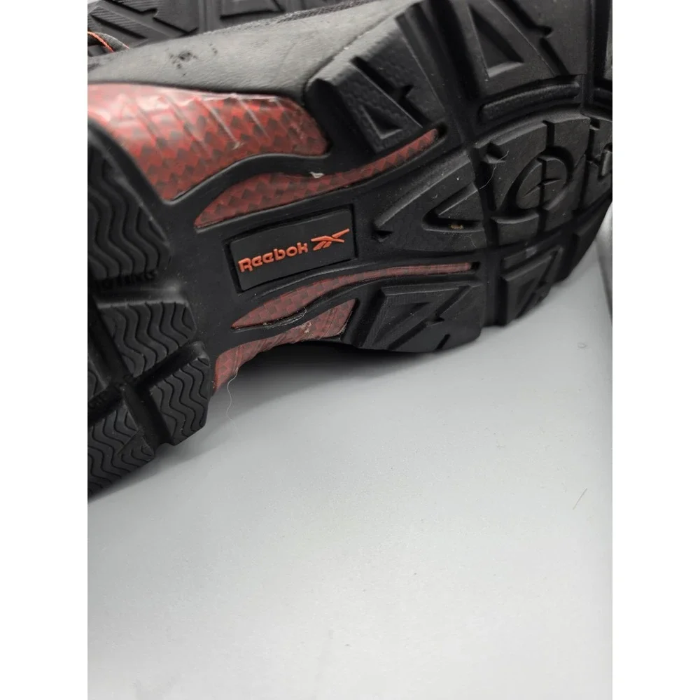 Reebok Work RB1061 Men's 9.5 M Safety Shoes SD10 Slip Resistant Black Red